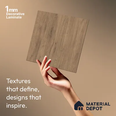 Wooden Look LM 15553 American Spruce 8 ft x 4 ft Matte Finish Decorative Laminate - 1 mm | Suitable for TV Unit, Wardrobe, Kitchen Cabinets
