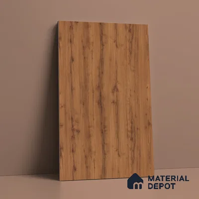 Wooden Look LM 01631 Indian Teak 8 ft x 4 ft Texture Finish Decorative Laminate - 1 mm | Suitable for TV Unit, Wardrobe, Kitchen Cabinets