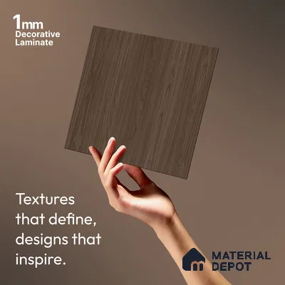 Wooden Look LM 01635 Hard Hemlock 8 ft x 4 ft Texture Finish Decorative Laminate - 1 mm | Suitable for TV Unit, Wardrobe, Kitchen Cabinets