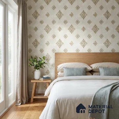 657 | 9.5 Meter x 21 Inch  Patterned Look Wallpaper - 55 Sq. Ft.