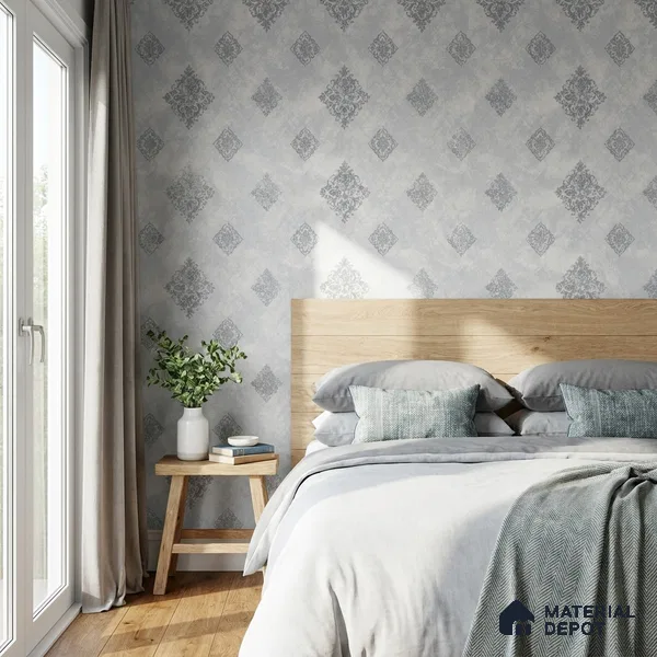 661 | 9.5 Meter x 21 Inch  Patterned Look Wallpaper - 55 Sq. Ft.