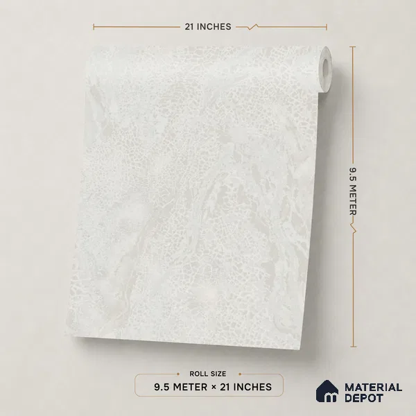 618 | 9.5 Meter x 21 Inch Patterned Look Wallpaper - 55 Sq. Ft.