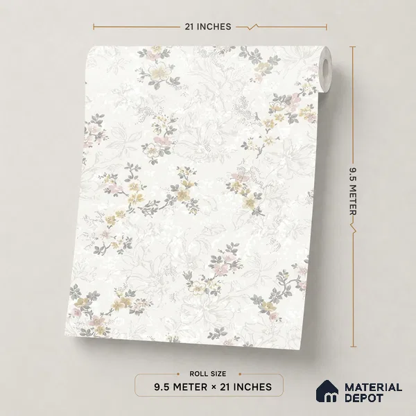 635 | 9.5 Meter x 21 Inch Patterned Look Wallpaper - 55 Sq. Ft.