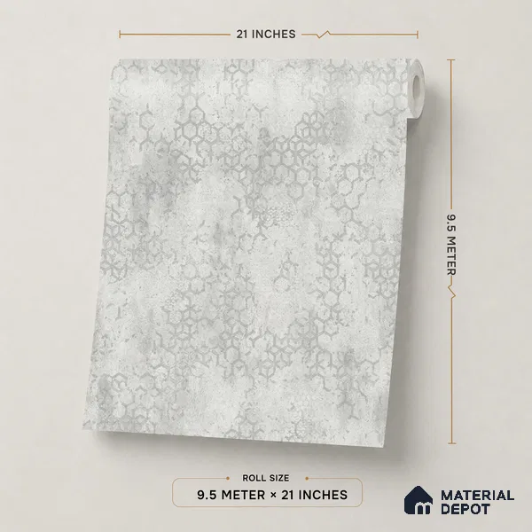 642 | 9.5 Meter x 21 Inch Patterned Look Wallpaper - 55 Sq. Ft.