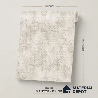 644 | 9.5 Meter x 21 Inch  Patterned Look Wallpaper - 55 Sq. Ft.