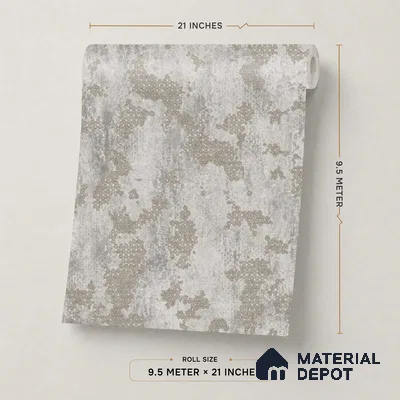 646 | 9.5 Meter x 21 Inch  Patterned Look Wallpaper - 55 Sq. Ft.