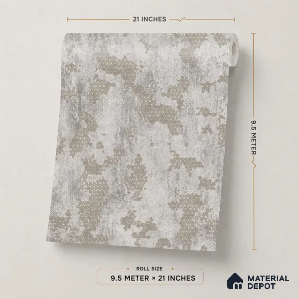 646 | 9.5 Meter x 21 Inch  Patterned Look Wallpaper - 55 Sq. Ft.