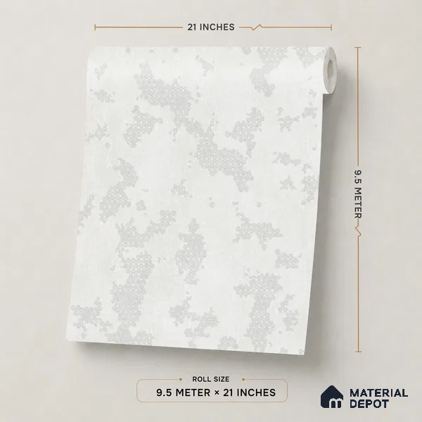 648 | 9.5 Meter x 21 Inch  Patterned Look Wallpaper - 55 Sq. Ft.