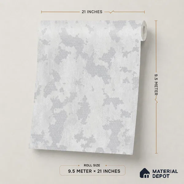 654 | 9.5 Meter x 21 Inch Patterned Look Wallpaper - 55 Sq. Ft.