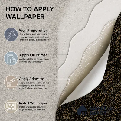 601 | Black & Gold Paisley Damask Patterned Wallpaper - 9.5 Meter x 21 Inch, 55 Sq. Ft.