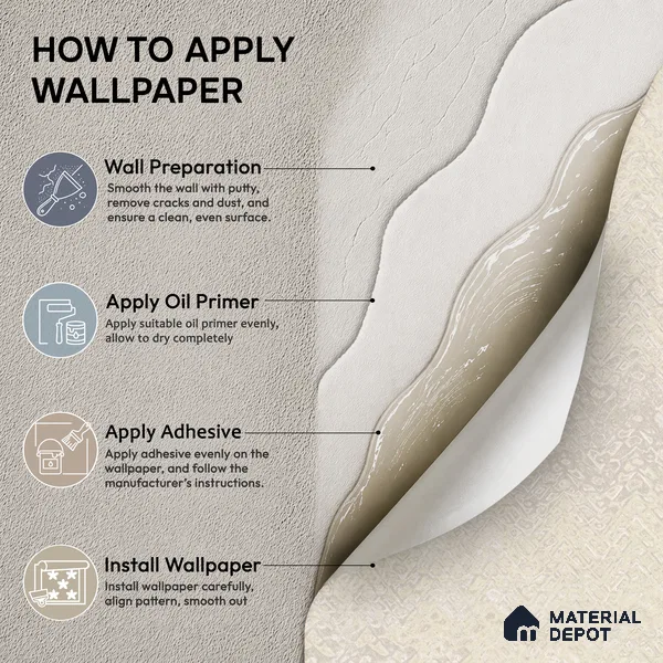 603 | 9.5 Meter x 21 Inch  Patterned Look Wallpaper - 55 Sq. Ft.