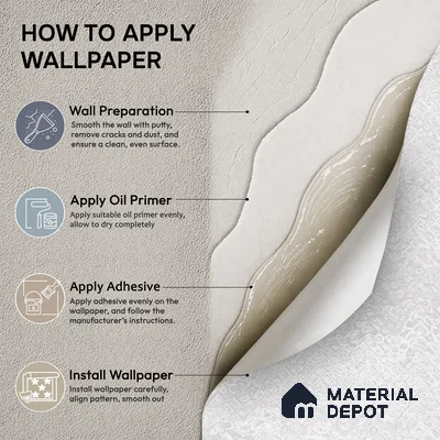 606 | 9.5 Meter x 21 Inch  Patterned Look Wallpaper - 55 Sq. Ft.