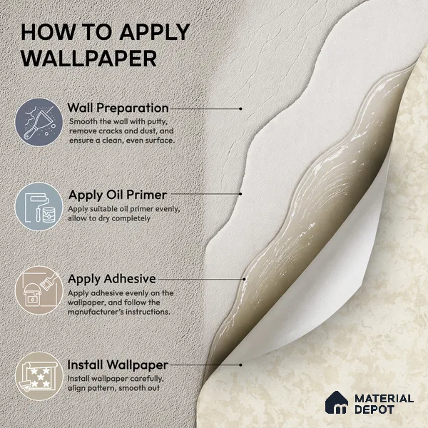 617 | 9.5 Meter x 21 Inch Patterned Look Wallpaper - 55 Sq. Ft.