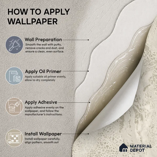 614 | 9.5 Meter x 21 Inch  Patterned Look Wallpaper - 55 Sq. Ft.