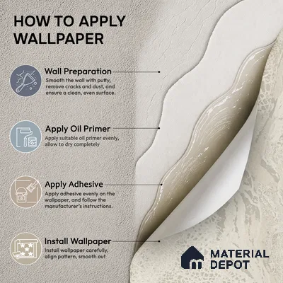 620 | 9.5 Meter x 21 Inch  Patterned Look Wallpaper - 55 Sq. Ft.