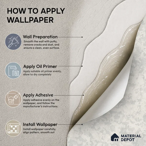 615 | 9.5 Meter x 21 Inch Patterned Look Wallpaper - 55 Sq. Ft.