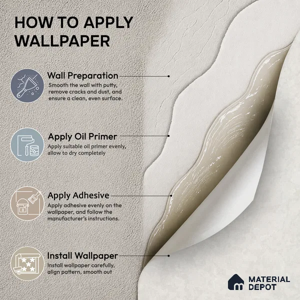 619 | 9.5 Meter x 21 Inch  Patterned Look Wallpaper - 55 Sq. Ft.