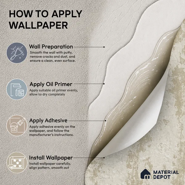 622 | 9.5 Meter x 21 Inch Patterned Look Wallpaper - 55 Sq. Ft.