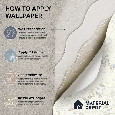 626 | 9.5 Meter x 21 Inch  Patterned Look Wallpaper - 55 Sq. Ft.