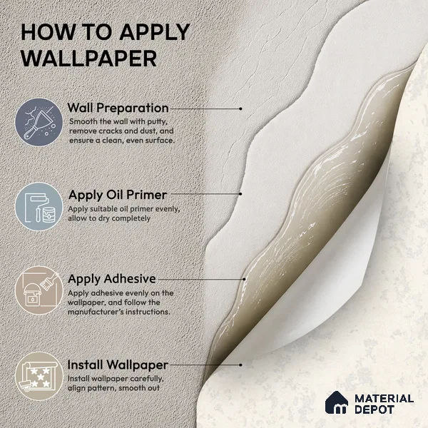 627 | 9.5 Meter x 21 Inch Patterned Look Wallpaper - 55 Sq. Ft.