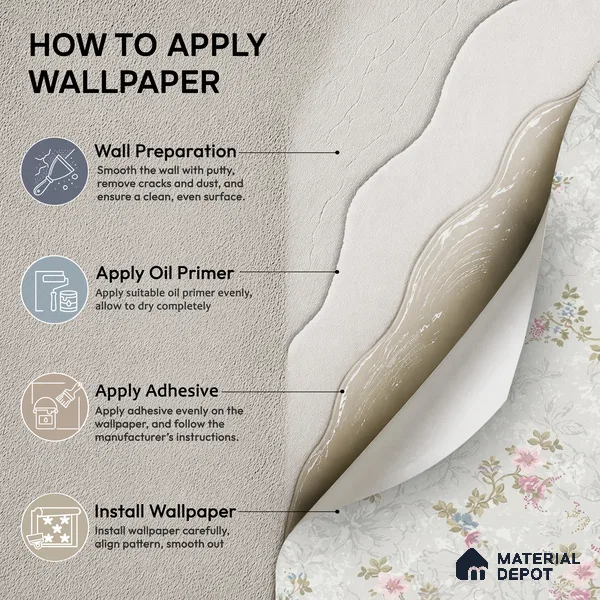 632 | 9.5 Meter x 21 Inch Patterned Look Wallpaper - 55 Sq. Ft.
