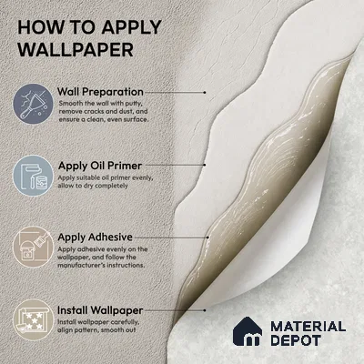 633 | 9.5 Meter x 21 Inch  Patterned Look Wallpaper - 55 Sq. Ft.
