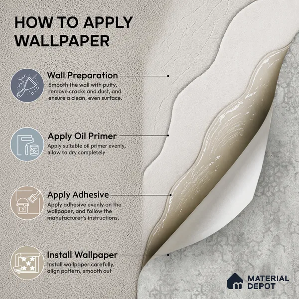 638 | 9.5 Meter x 21 Inch  Patterned Look Wallpaper - 55 Sq. Ft.