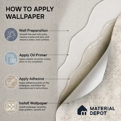 644 | 9.5 Meter x 21 Inch  Patterned Look Wallpaper - 55 Sq. Ft.