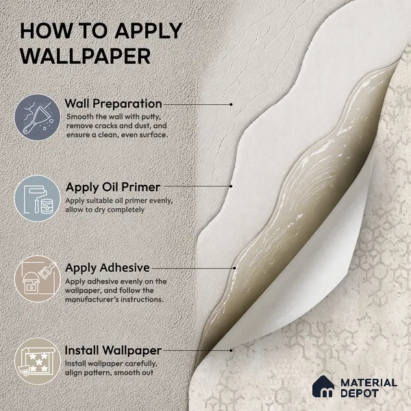 644 | 9.5 Meter x 21 Inch  Patterned Look Wallpaper - 55 Sq. Ft.