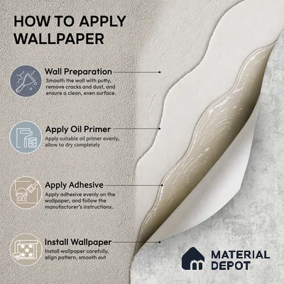 643 | 9.5 Meter x 21 Inch  Patterned Look Wallpaper - 55 Sq. Ft.