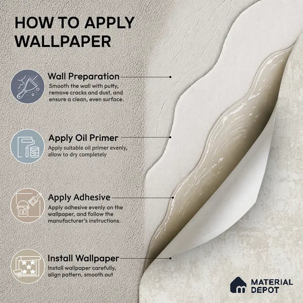 645 | 9.5 Meter x 21 Inch  Patterned Look Wallpaper - 55 Sq. Ft.