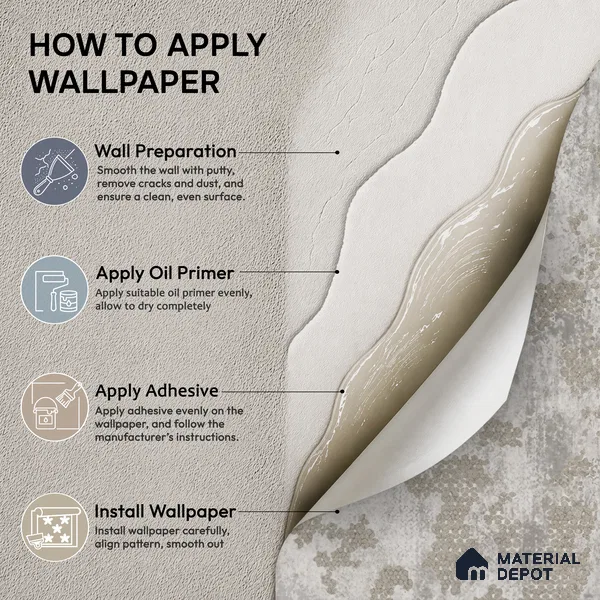 646 | 9.5 Meter x 21 Inch  Patterned Look Wallpaper - 55 Sq. Ft.