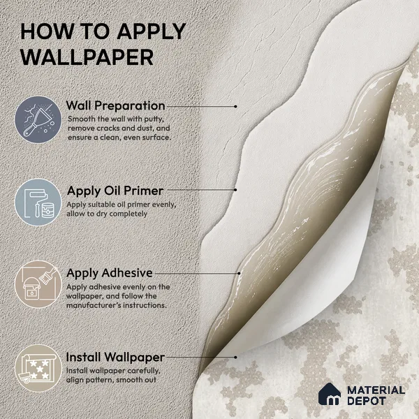 650 | 9.5 Meter x 21 Inch  Patterned Look Wallpaper - 55 Sq. Ft.