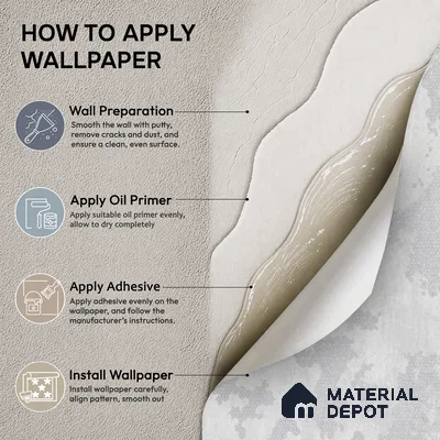 654 | 9.5 Meter x 21 Inch  Patterned Look Wallpaper - 55 Sq. Ft.