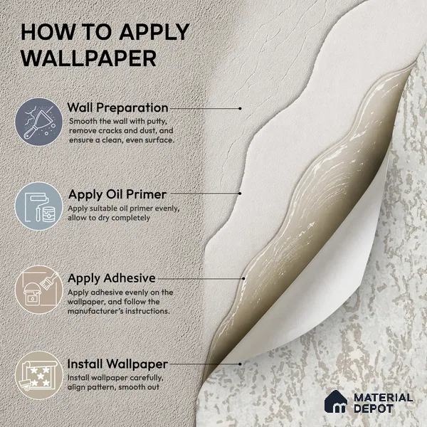 651 | 9.5 Meter x 21 Inch  Patterned Look Wallpaper - 55 Sq. Ft.