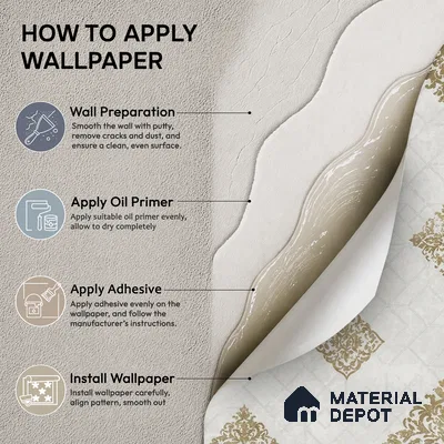 657 | 9.5 Meter x 21 Inch  Patterned Look Wallpaper - 55 Sq. Ft.