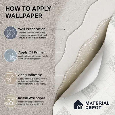663 | 9.5 Meter x 21 Inch  Patterned Look Wallpaper - 55 Sq. Ft.