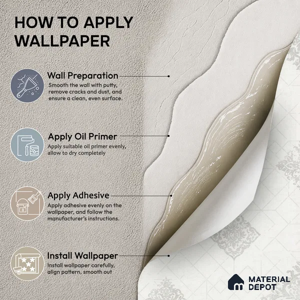 663 | 9.5 Meter x 21 Inch  Patterned Look Wallpaper - 55 Sq. Ft.