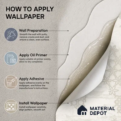 667 | 9.5 Meter x 21 Inch  Patterned Look Wallpaper - 55 Sq. Ft.