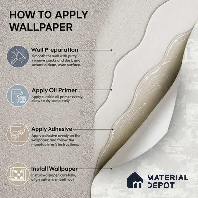 670 | 9.5 Meter x 21 Inch  Patterned Look Wallpaper - 55 Sq. Ft.