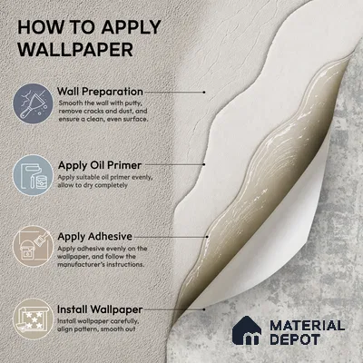 676 | 9.5 Meter x 21 Inch  Patterned Look Wallpaper - 55 Sq. Ft.