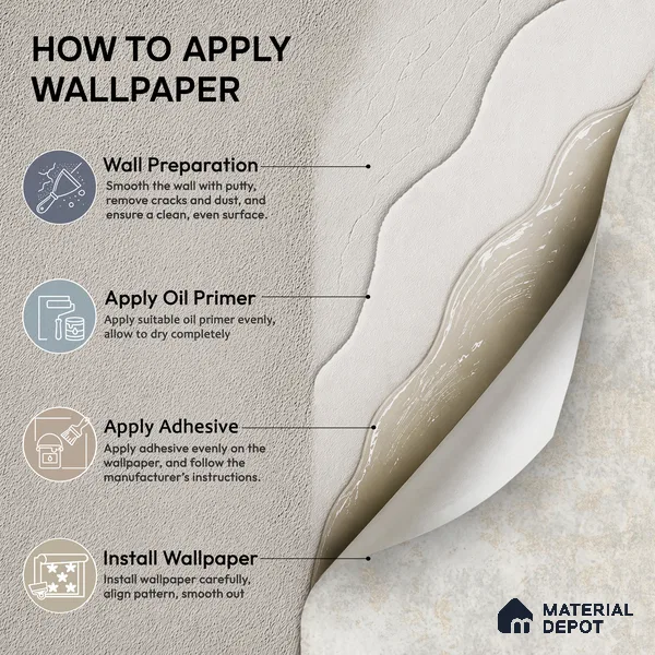 677 | 9.5 Meter x 21 Inch  Patterned Look Wallpaper - 55 Sq. Ft.