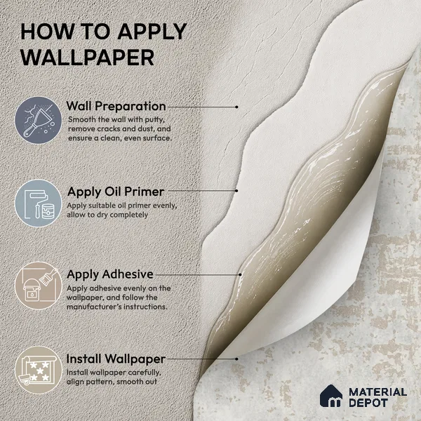 679 | Blue Grey Cloudy Plaster Patterned Wallpaper - 9.5 Meter x 21 Inch, 55 Sq. Ft.