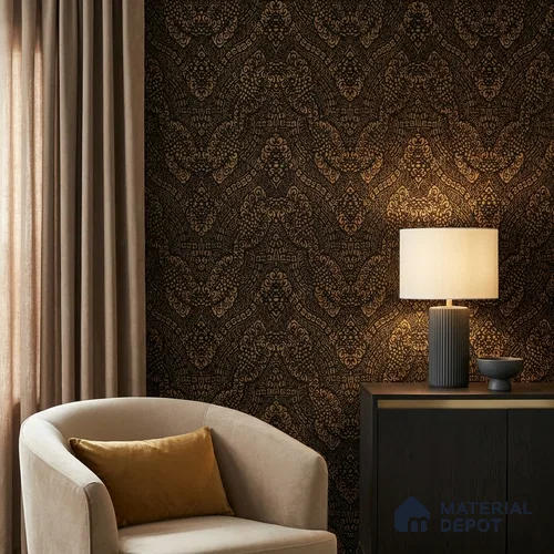 601 | 9.5 Meter x 21 Inch Patterned Look Wallpaper - 55 Sq. Ft.