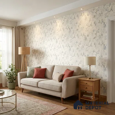 626 | 9.5 Meter x 21 Inch  Patterned Look Wallpaper - 55 Sq. Ft.