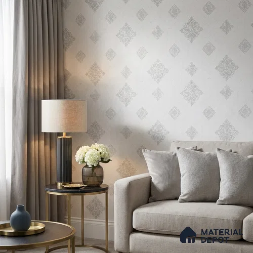 659 | 9.5 Meter x 21 Inch  Patterned Look Wallpaper - 55 Sq. Ft.