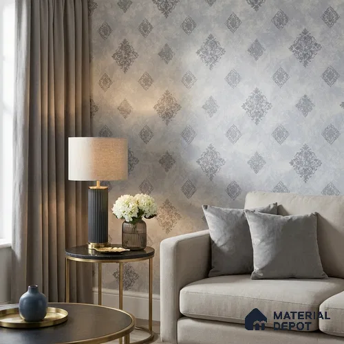 661 | 9.5 Meter x 21 Inch Patterned Look Wallpaper - 55 Sq. Ft.