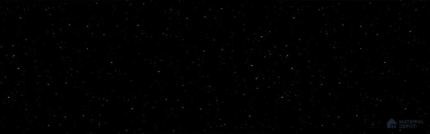 P004 Perna Black 12.07 ft x 2.49 ft Bendable Acrylic Solid Surface Corian - 12 mm