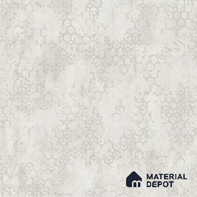 640 | Light Grey Beige Honeycomb Patterned Wallpaper - 9.5 Meter x 21 Inch, 55 Sq. Ft.