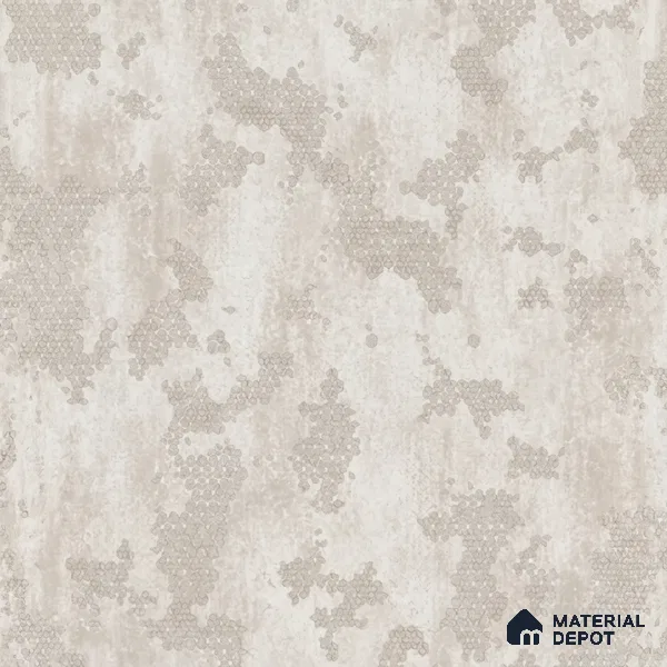 652 | Cream Patchy Plaster Patterned Wallpaper - 9.5 Meter x 21 Inch, 55 Sq. Ft.